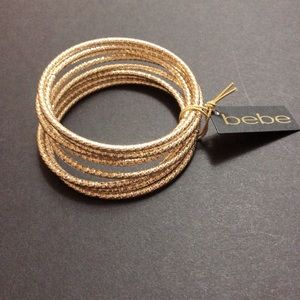 Gold bangle set